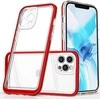 Hurtel Clear dėklas skirtas iPhone 12 Pro Max, raudonas