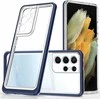 Hurtel Clear 3in1 Samsung Galaxy S23 Ultra silikoninis frame dėklas telefonui mėlynos spalvos