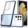 Hurtel Clear dėklas skirtas Samsung Galaxy S22 Ultra, mėlynas