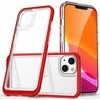 Hurtel Clear dėklas skirtas iPhone 14 Plus, raudonas