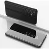 Hurtel Clear View Samsung Galaxy S24 FE dėklas telefonui juodos spalvos