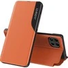 Hurtel Eco Leather View dėklas skirtas Samsung Galaxy A22 4G, oranžinis