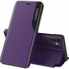 Hurtel Eco Leather View dėklas skirtas iPhone 13 Pro, violetinis