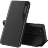 Hurtel Eco Leather View dėklas skirtas Samsung Galaxy A72 4G, juodas