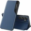Hurtel Eco Leather View Case Samsung Galaxy S24 FE dėklas telefonui mėlynos spalvos