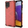 Hurtel Honeycomb dėklas skirtas Samsung Galaxy A22 4G, raudonas