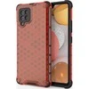 Hurtel Honeycomb dėklas skirtas Samsung Galaxy A42 5G, raudonas