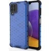 Hurtel Honeycomb dėklas skirtas Samsung Galaxy A22 4G, mėlynas