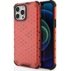 Hurtel Honeycomb dėklas skirtas iPhone 13 Pro Max, raudonas