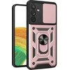 Hurtel Hybrid Armor Camshield dėklas skirtas Samsung Galaxy A14, rožinis