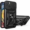 Hurtel Hybrid Armor Camshield dėklas skirtas iPhone 14 Plus, juodas