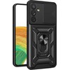 iLike Hurtel Hybrid Armor Camshield Samsung Galaxy A14 armored camera dėklas telefonui juodos spalvos