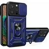 Hurtel Hybrid Armor Camshield iPhone 14 Pro armored camera dėklas telefonui mėlynos spalvos
