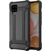 Dėklas Hurtel Hybrid Armor pancerne hybrydowe etui pokrowiec Samsung Galaxy A42 5G juoda