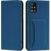 Hurtel Magnet Card dėklas skirtas Samsung Galaxy A13 5G, mėlynas