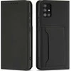 Hurtel Magnet Card dėklas skirtas Xiaomi Redmi Note 11, juodas