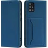 Hurtel Magnet Card dėklas skirtas Xiaomi Redmi Note 11 Pro, mėlynas