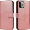 Hurtel Magnet Samsung Galaxy S23 Plus atverčiamas su stoveliu dėklas telefonui rožinės spalvos