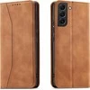 Hurtel Magnet Fancy dėklas, skirtas Samsung Galaxy S23+, rudas