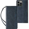 Hurtel Magnet Strap dėklas su dirželiu skirtas iPhone 13 Pro Max, mėlynas