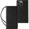 Hurtel Magnet Strap dėklas su dirželiu skirtas iPhone 12 Pro Max, juodas
