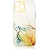 Hurtel Marble dėklas skirtas iPhone 13 Pro Max, oranžinis