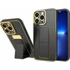 Hurtel New Kickstand dėklas skirtas iPhone 12, juodas