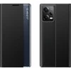 Hurtel Dėklas dangtelis su atvartu ir stovu Xiaomi Redmi Note 12 5G / Poco X5 5G New Sleep Case juoda