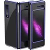 Hurtel Plating Electroplating frame Samsung Galaxy Fold dėklas telefonui mėlynos spalvos