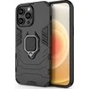 Hurtel Ring Armor Apple iPhone 14 Pro armored magnetic holder ring dėklas telefonui juodos spalvos