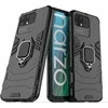 Hurtel Ring Armor hibridinis dėklas + magnetinis laikiklis skirtas Realme Narzo 50A, juodas