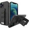 Hurtel Rope dėklas su dirželiu skirtas Samsung Galaxy S22 Ultra, juodas