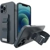 Hurtel Rope dėklas su dirželiu skirtas iPhone 12 Pro Max, tamsiai mėlynas (Navy Mėlyna)