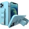 Hurtel Rope dėklas su dirželiu skirtas Samsung Galaxy A32 5G, mėlynas