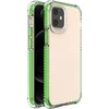 Hurtel Spring Armor TPU dėklas su spalvotu rėmeliu skirtas iPhone 12 mini, žalias