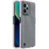 Hurtel Spring dėklas su spalvotu rėmeliu skirtas Realme C31, šviesiai rožinis