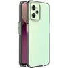 Hurtel Spring dėklas su spalvotu rėmeliu skirtas Realme C35, juodas