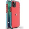 Hurtel Spring dėklas su spalvotu rėmeliu skirtas iPhone 13 mini, šviesiai mėlynas