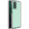 Hurtel Spring dėklas su spalvotu rėmeliu skirtas Samsung Galaxy A72 4G, šviesiai rožinis