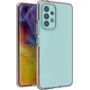 Hurtel Spring dėklas su spalvotu rėmeliu skirtas Samsung Galaxy A73, šviesiai rožinis
