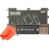 Atminties kortelės laikiklis - JJC MCH STK6GR 6 kortelių organizatorius su USB 3.0 skaitytuvu žalias