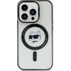 Karl Lagerfeld KLHMP15SHCHNOTK Apple iPhone 15/ 14 / 13 6.1″ skaidrus kietas dėklas IML Choupette`s Head Mag