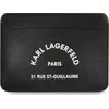 Nešiojamo kompiuterio dėklas 13" Karl Lagerfeld Saffiano Rsg (KLCS133RSGSFBK) juodos spalvos