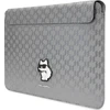 Karl Lagerfeld dėklas, skirtas KLCS16SAKHPCK 14” sidabrinis dėklas, skirtas Mono Saffiano Choupette