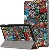 Lenovo grafinis planšetinio kompiuterio dėklas, skirtas Tab M10 FHD TB-X606X (grafiti)
