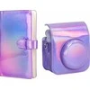 Viršelis LoveInstant Case EtuI Cover FUJIFILM Instax Mini 12 + Albumas 96 Nuotrauka / Violetinė Flash