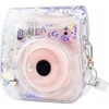 Viršelis LoveInstant Instax Mini 11 / Skaidrus violetinis Cekines