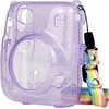 Viršelis LoveInstant "Fujifilm Instax Mini" Dėklas viršelis 11 violetinių permatomų brocade