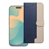 Markowe Dėklas su klapką na Samsung S26 ULTRA Split Book granatowo-kremowe