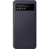Mocco Clear View atverčiamas dėklas skirtas Samsung Galaxy A42 5G, juodas